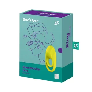 Spectacular Duo Ring Vibrator Gelb von Satisfyer Ring