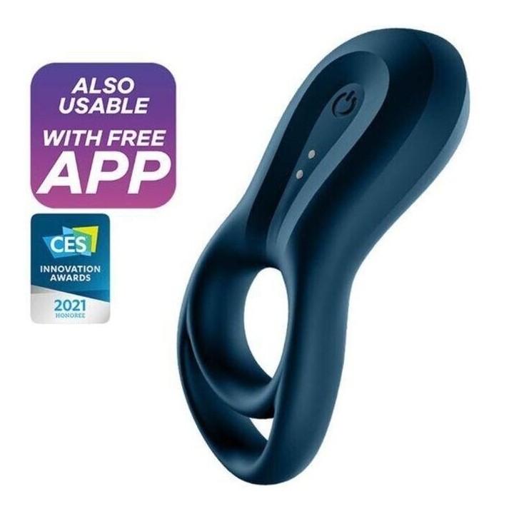 Epic Duo Ringvibratorapp Blau von Satisfyer Connect | Fesselliebe.de