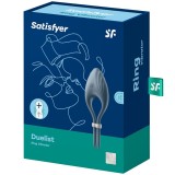 Duelist Ringvibrator Grau von Satisfyer Ring | Fesselliebe.de