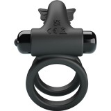 Doppelvibrierring mit Schwarzem Stimulator von Pretty Love Male | Fesselliebe.de