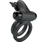 Doppelvibrierring mit Schwarzem Stimulator von Pretty Love Male | Fesselliebe.de