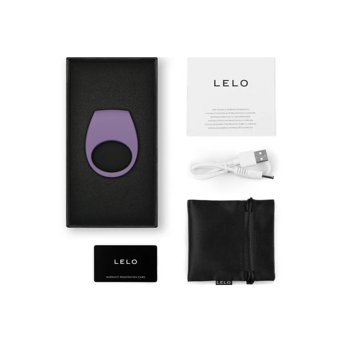 Tor 3 Violett Vibratorring von Lelo | Fesselliebe.de