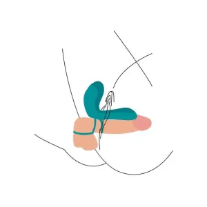 Vibratorring für Paare Grün von Xocoon