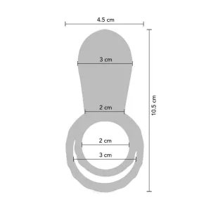 Vibratorring für Paare Grün von Xocoon