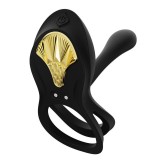 Bayek Vibrierender Paarring Schwarz von Zalo | Fesselliebe.de