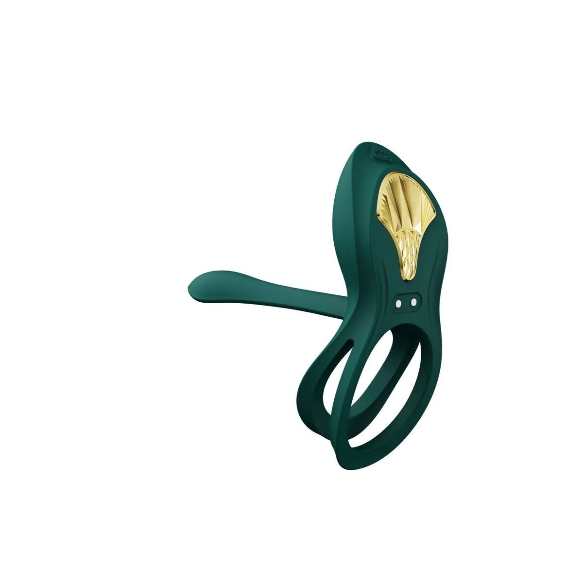 Bayek Vibrierender Paarring Grün von Zalo | Fesselliebe.de