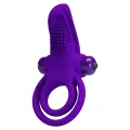 Lila Vibrierender Penisring von Pretty Love Male