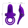 Lila Vibrierender Penisring von Pretty Love Male