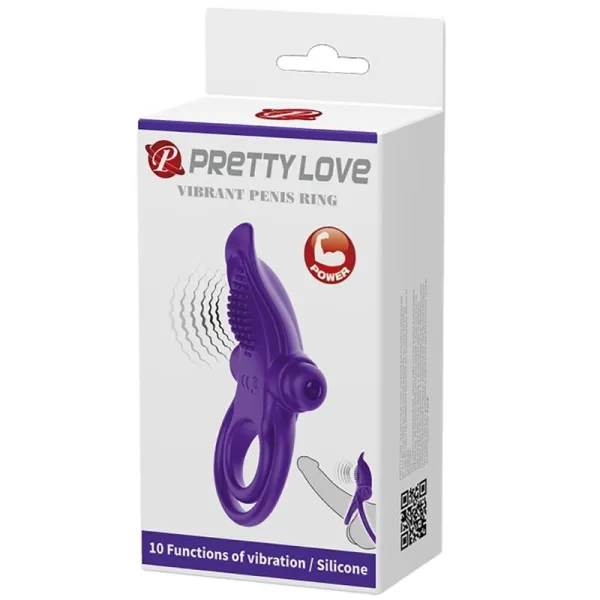 Lila Vibrierender Penisring von Pretty Love Male | Fesselliebe.de