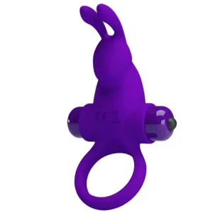 Vibratorring I Rabbit für Lila Penis von Pretty Love Male