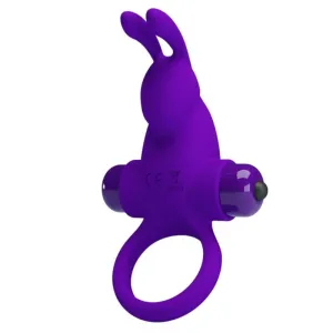 Vibratorring I Rabbit für Lila Penis von Pretty Love Male