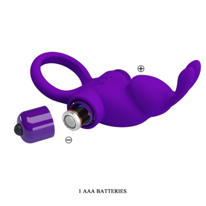 Vibratorring I Rabbit für Lila Penis von Pretty Love Male | Fesselliebe.de
