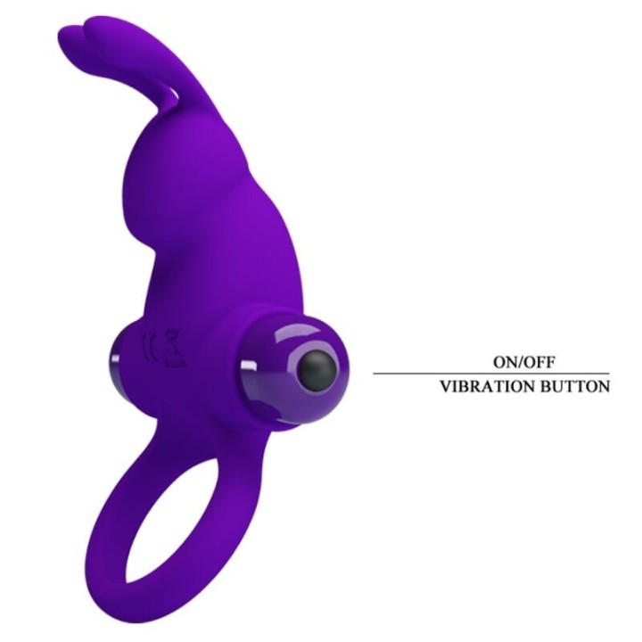 Vibratorring I Rabbit für Lila Penis von Pretty Love Male | Fesselliebe.de