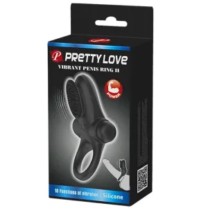 Vibratorring Ii für den Schwarzen Penis von Pretty Love Male
