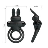 Vibrator Iii Rabbitring für Schwarzen Penis von Pretty Love Male | Fesselliebe.de