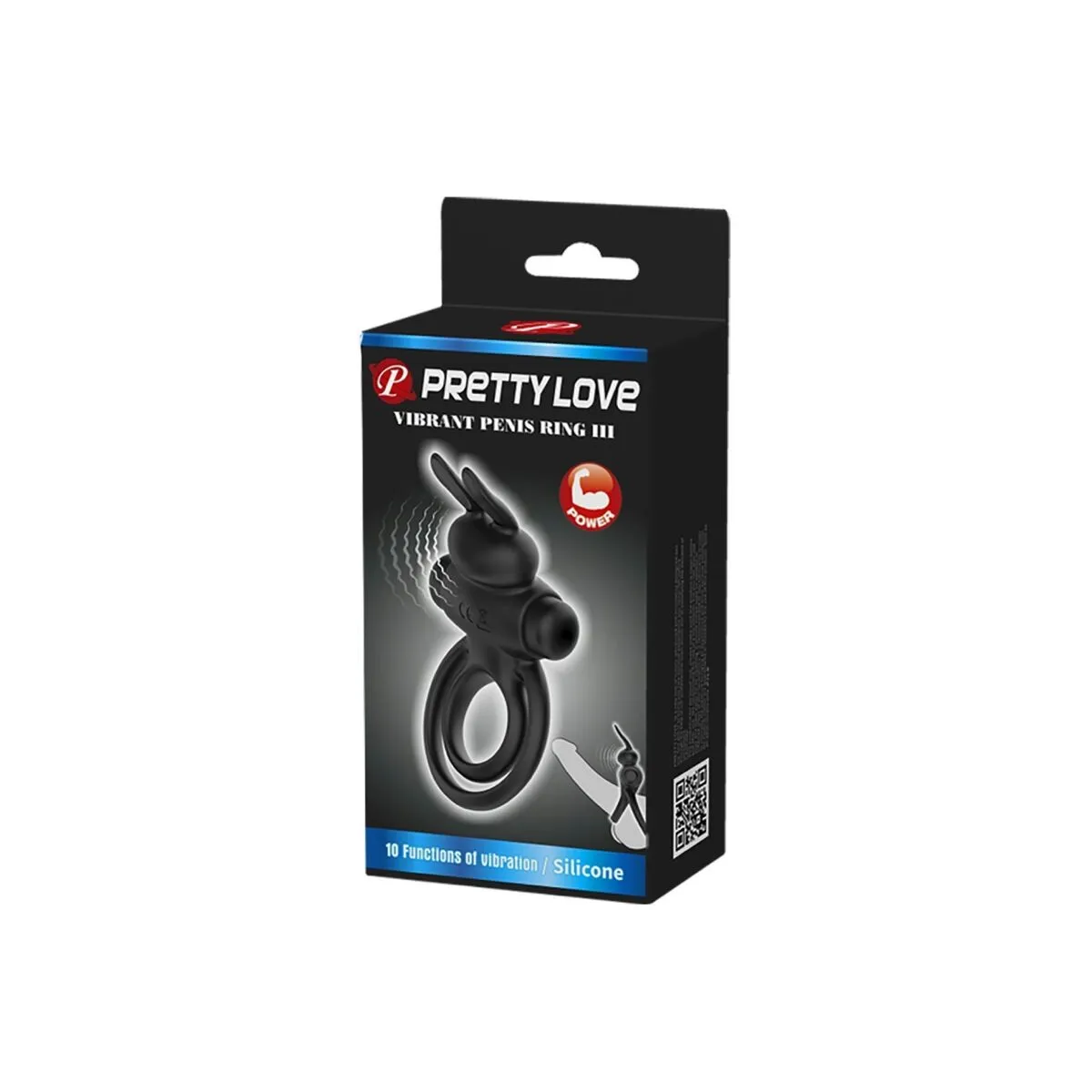 Vibrator Iii Rabbitring für Schwarzen Penis von Pretty Love Male | Fesselliebe.de