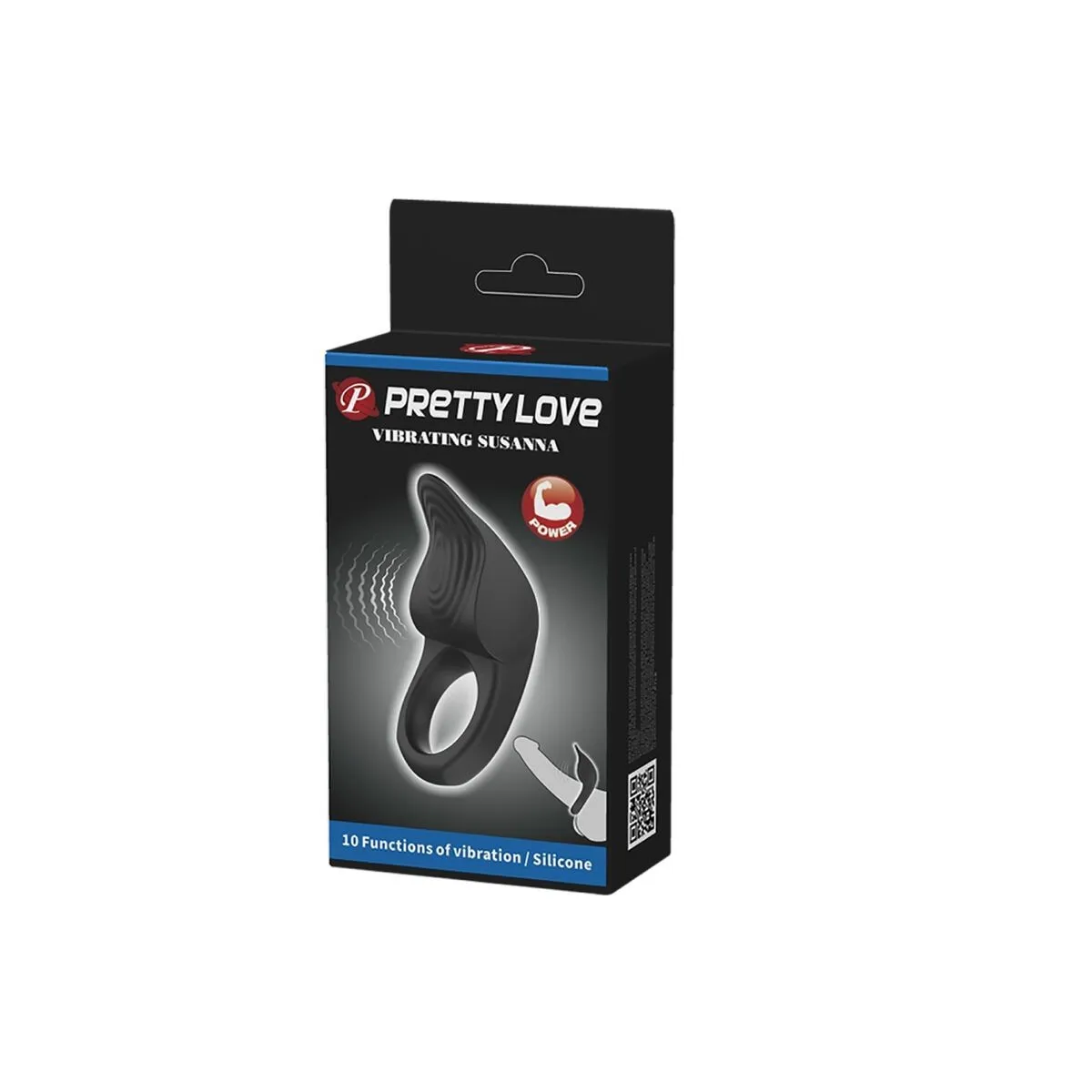Susanna Vibrierender Penisring Schwarz von Pretty Love Male | Fesselliebe.de
