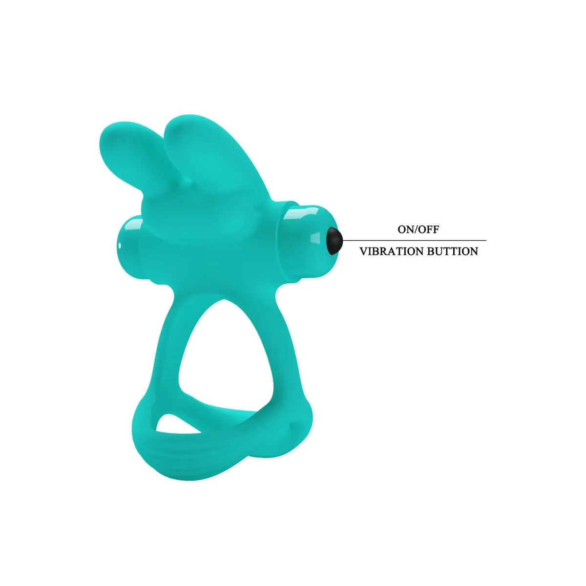 Dante Green Rabbit Vibratorring von Pretty Love Male | Fesselliebe.de