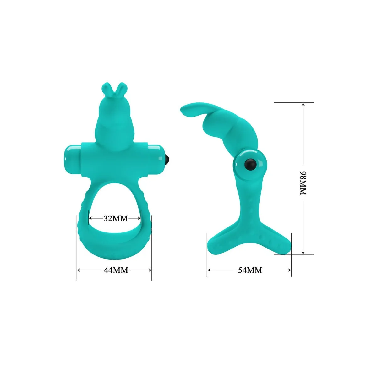 Figgy Green Rabbit Vibratorring von Pretty Love Male | Fesselliebe.de