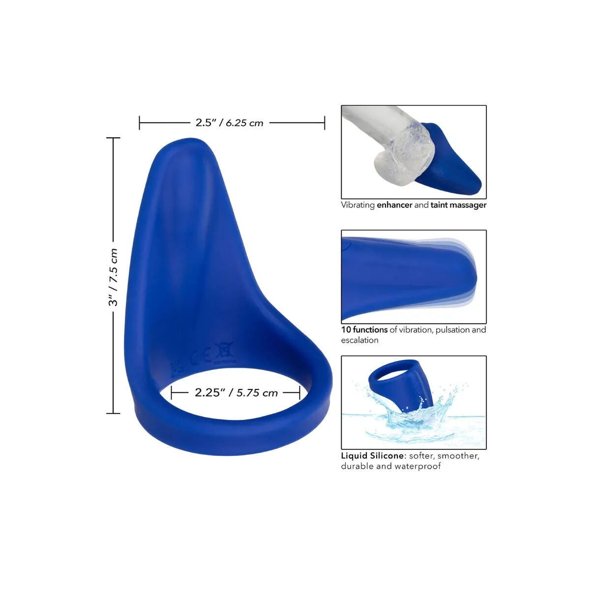 Admiral Dammmassager Blau von Calexotics | Fesselliebe.de
