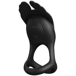 Silas Vibrant Penis Ring 7 Vibrationen Schwarzes Silikon von Pretty Love Male | Fesselliebe.de