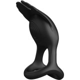 Silas Vibrant Penis Ring 7 Vibrationen Schwarzes Silikon von Pretty Love Male | Fesselliebe.de