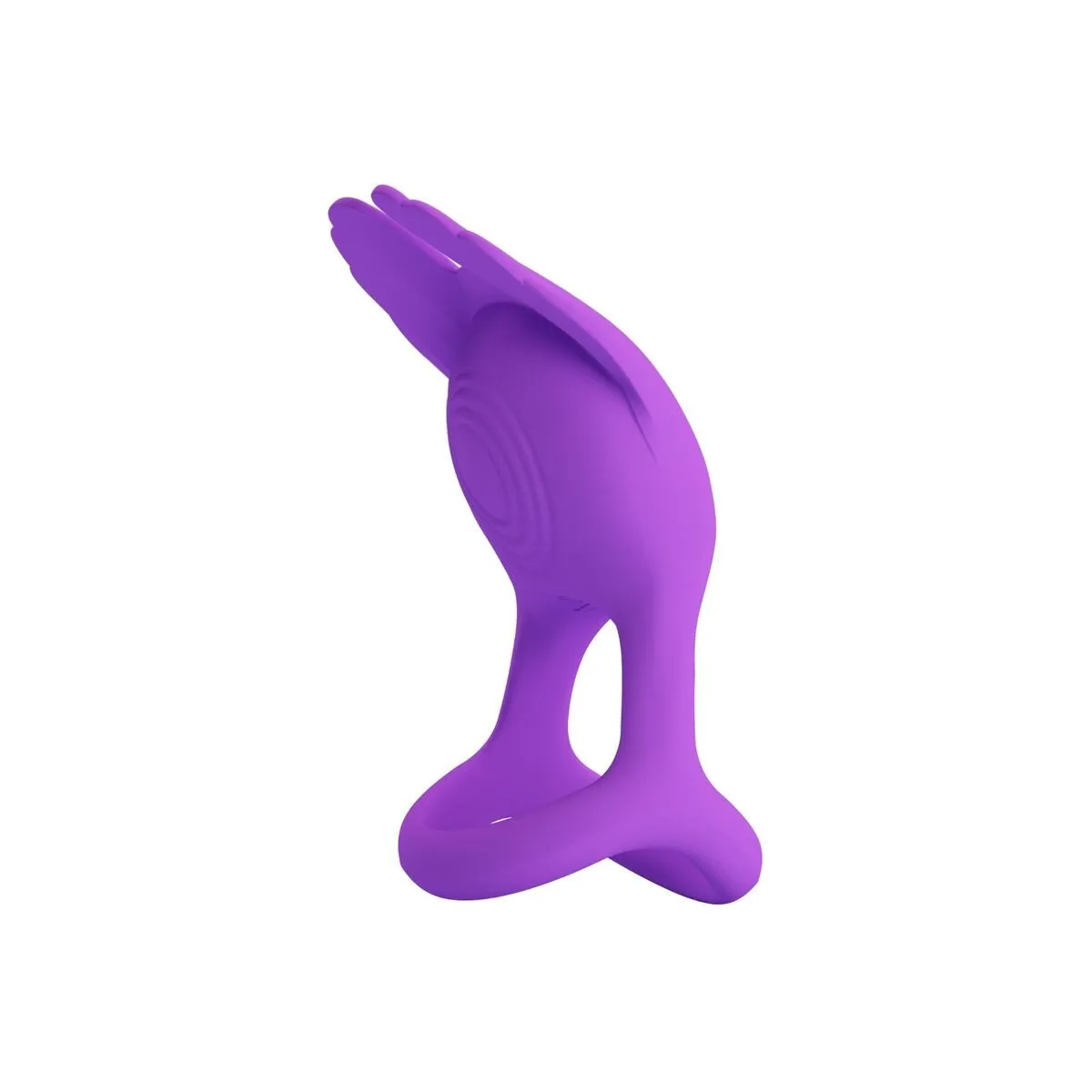 Silas Vibrant Penis Ring 7 Vibrationen Lila Silikon von Pretty Love Male | Fesselliebe.de