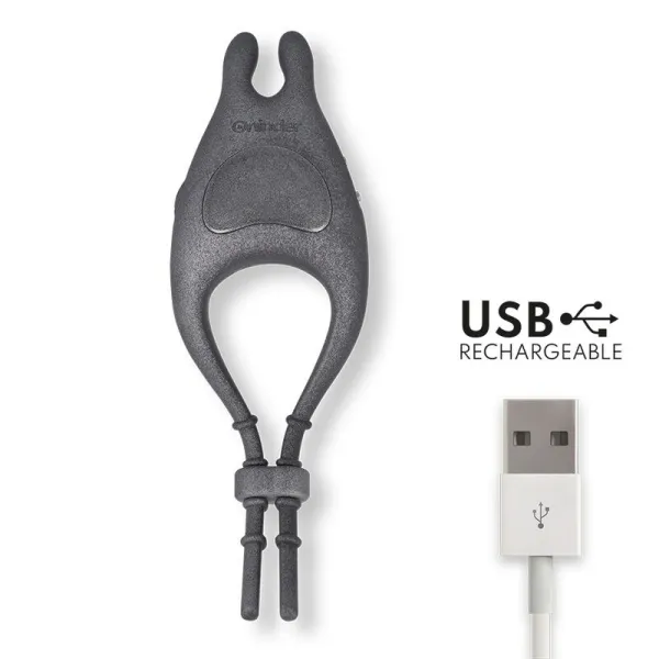 Pampa wiederaufladbarer Einstellbarer Vibratorring mit Klitorisstimulator 10 Geschwindigkeiten - Kostenlose App von Oninder | Fesselliebe.de