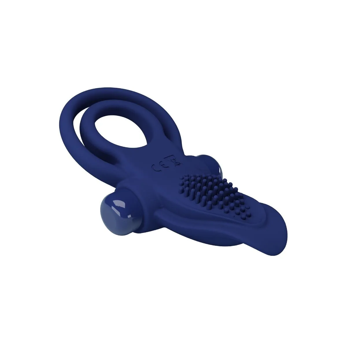 Bronson Doppelring mit Vibration Blau von Pretty Love Male | Fesselliebe.de