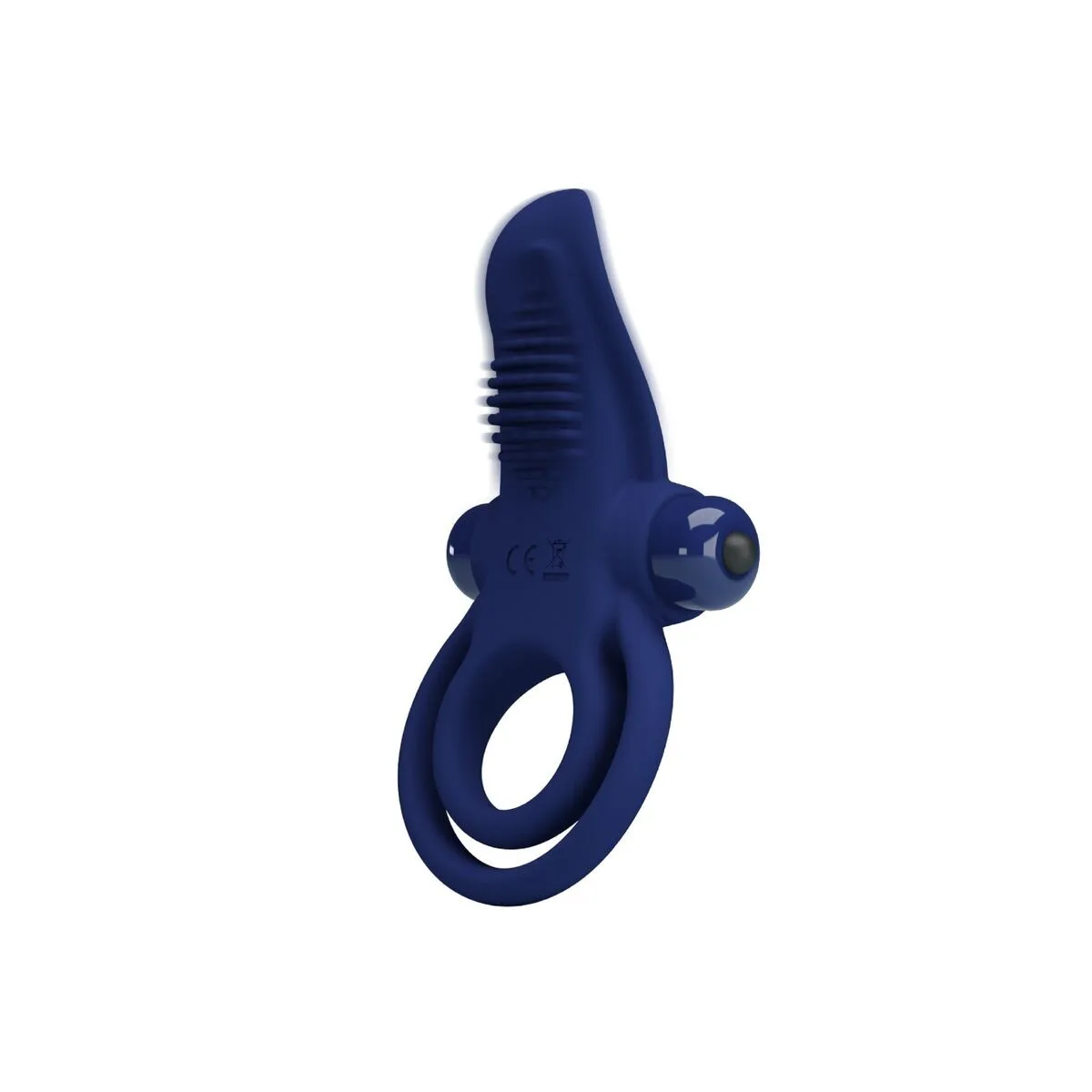 Bronson Doppelring mit Vibration Blau von Pretty Love Male | Fesselliebe.de