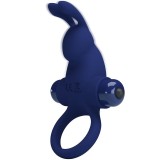 Jiro Rabbitring mit Vibration Blau von Pretty Love Male | Fesselliebe.de