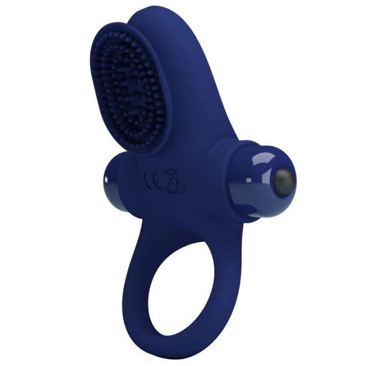 Palle Ring mit Vibration Blau von Pretty Love Male | Fesselliebe.de