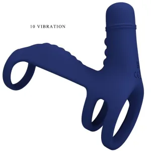 Elish Vibrationsring mit Verlngerung Blau von Pretty Love Male