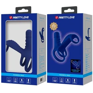 Elish Vibrationsring mit Verlngerung Blau von Pretty Love Male