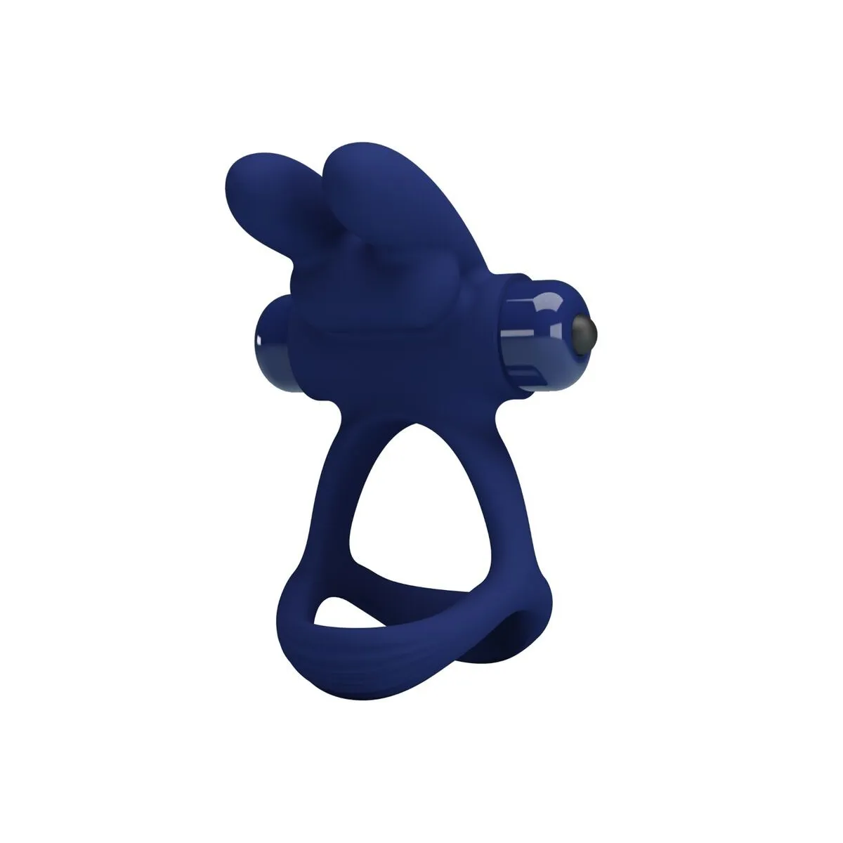 Francisco Doppelter Vibrationsring Rabbit Blau von Pretty Love Male | Fesselliebe.de