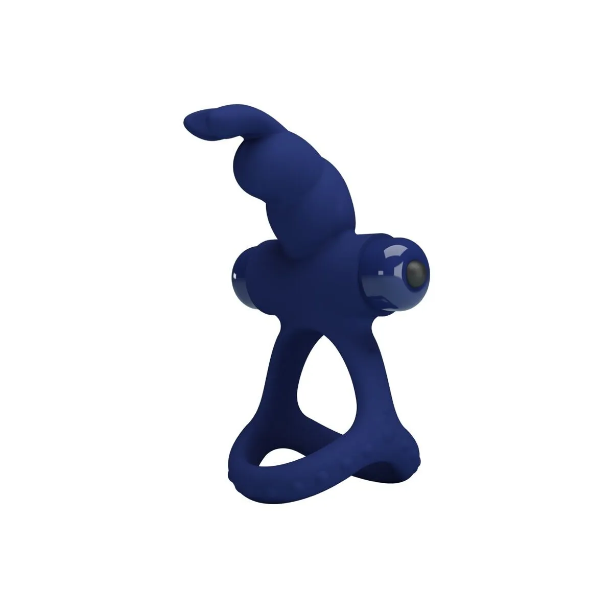 Luchito Doppelvibrierender Ring Rabbit Blau von Pretty Love Male | Fesselliebe.de