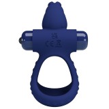 Luchito Doppelvibrierender Ring Rabbit Blau von Pretty Love Male | Fesselliebe.de