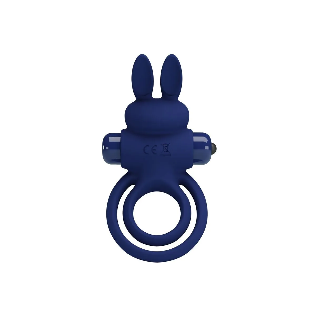 Darey Doppelter Vibrationsring Rabbit Blau von Pretty Love Male | Fesselliebe.de
