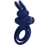 Darey Doppelter Vibrationsring Rabbit Blau von Pretty Love Male | Fesselliebe.de