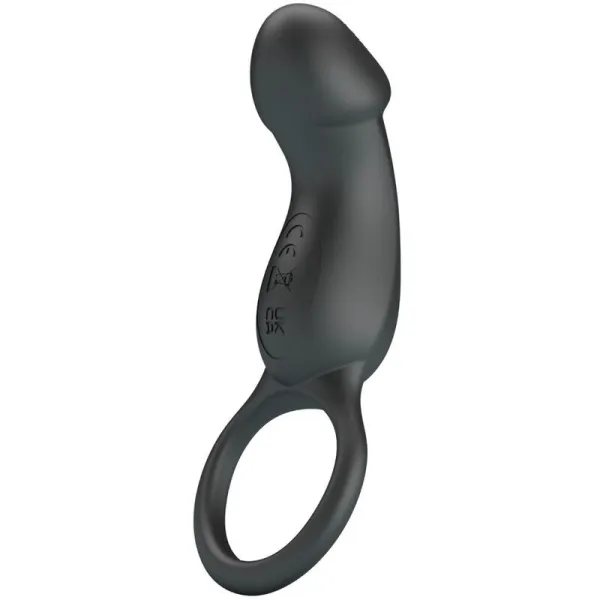 Trae Vibrationsring mit Schwarzem Stimulator von Pretty Love Male | Fesselliebe.de