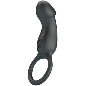 Trae Vibrationsring mit Schwarzem Stimulator von Pretty Love Male
