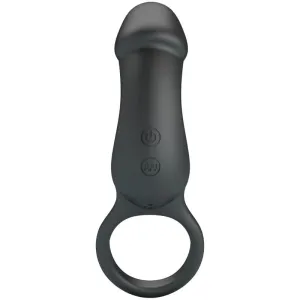 Trae Vibrationsring mit Schwarzem Stimulator von Pretty Love Male