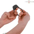 Clover Vibrator Penisring 10 Vibrationen Schwarz von Intense Couples Toys