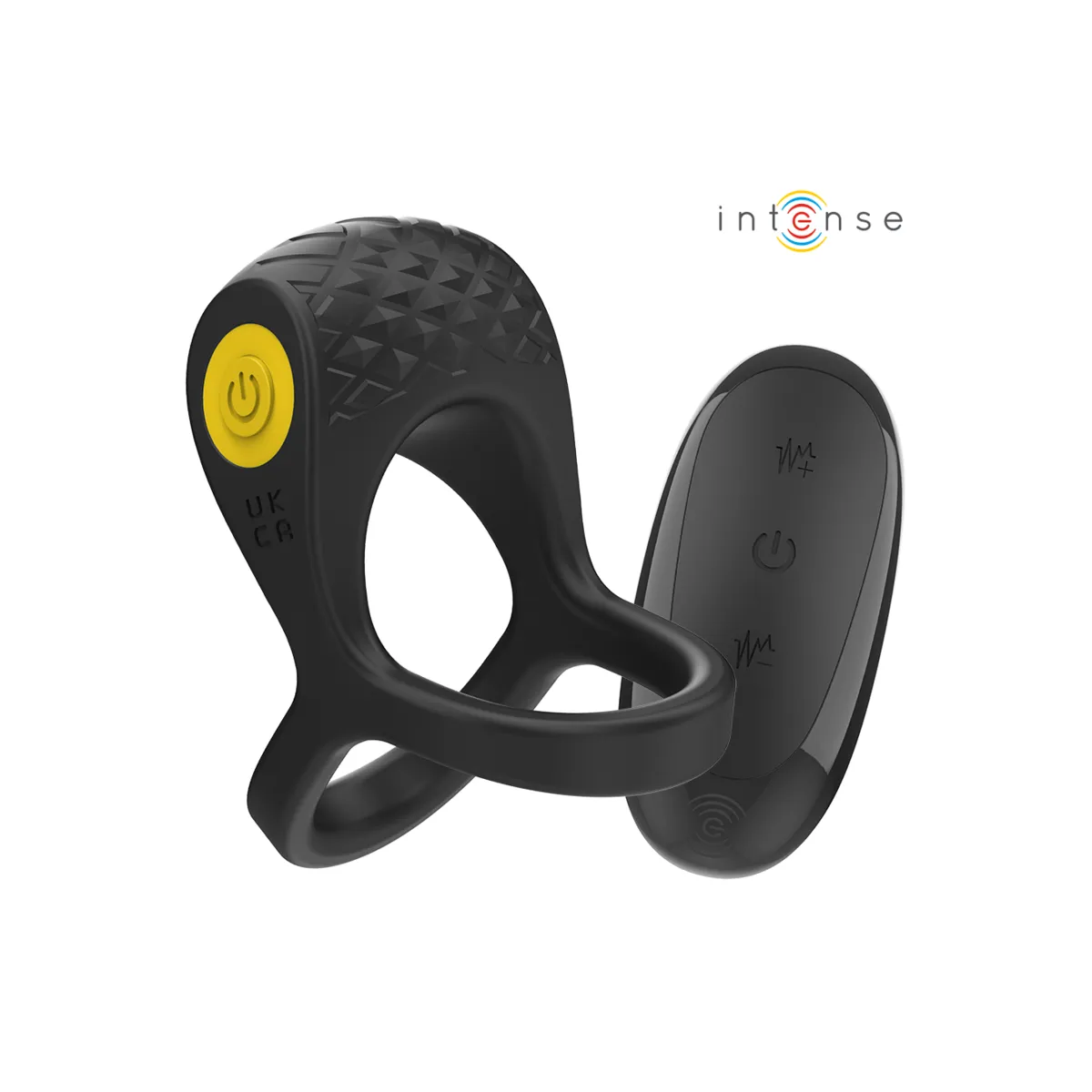 Alex Vibrator Doppel-Penisring 10 Vibrationen Schwarz von Intense Couples Toys | Fesselliebe.de