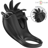 Mabel Vibrationsring 10 Vibrationen mit Klitorisstimulator Schwarz von Intense Couples Toys | Fesselliebe.de