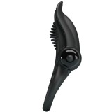 Doppelter Vibrationsring + Klitorisstimulator 10 Vibrationen Schwarz von Pretty Love | Fesselliebe.de