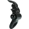 Aufregender Ring Rabbit Vibratorring 10 Vibrationen Schwarz von Pretty Love