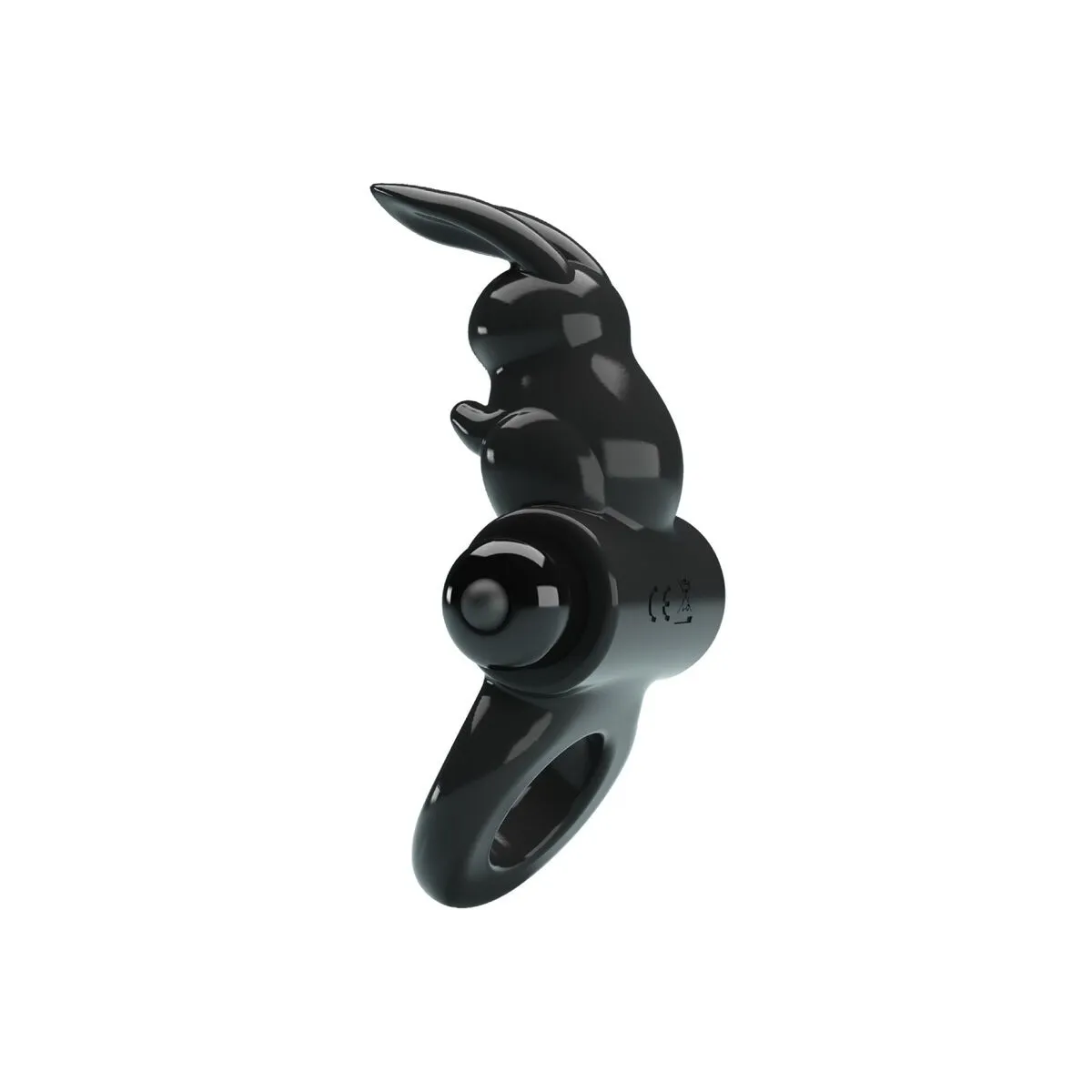 Aufregender Ring Rabbit Vibratorring 10 Vibrationen Schwarz von Pretty Love | Fesselliebe.de