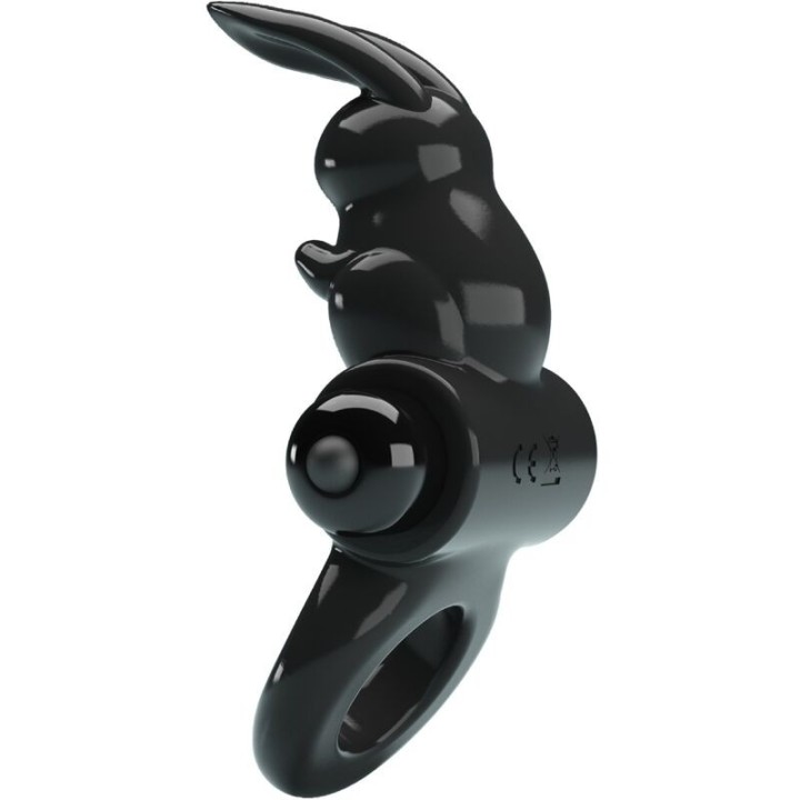 Aufregender Ring Rabbit Vibratorring 10 Vibrationen Schwarz von Pretty Love | Fesselliebe.de