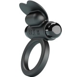 Debonaire Vibrationsring Rabbit 10 Vibrationen Schwarz von Pretty Love | Fesselliebe.de